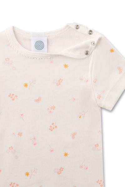 Body halbarm white pebble Blume Detail